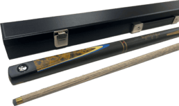 POWER PLAY Infinity Blue Flame Pool Snooker Billiard ASH Cue and Case Set