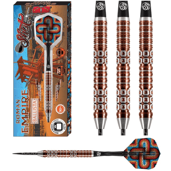 SHOT DARTS Roman Empire Ballista 90% Tungsten Titanium Coated