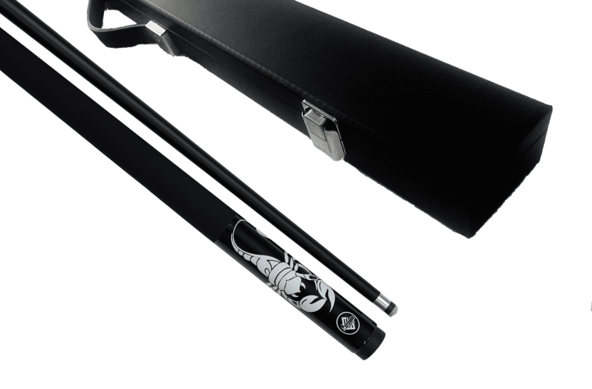 Black Scorpion Graphite Pool Snooker Billiard Cue and Black Cue Case Set 1 Black Scorpion Graphite Pool Snooker Billiard Cue and Black Cue Case Set