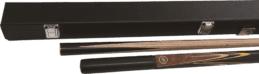 Dufferin HCY3 Pool Snooker Billiard Cue 3/4 Split 2 piece 57 inch with Extension and Cue Case Set