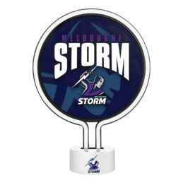 Melbourne Storm NRL Team Light Up Neon Bar Sign