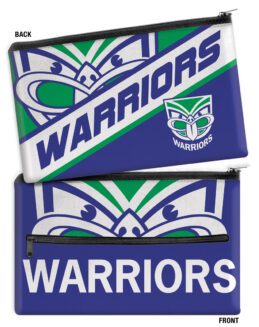NRL New Zealand Warriors LARGE Graphic Pencil Case for School Work Stationary