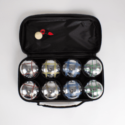 Metal Boules Set Quality Out Door Family Game with Black Carry Case