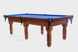 Standard Traditional Walnut Pool Snooker Billiard Table 7ft Blue Felt