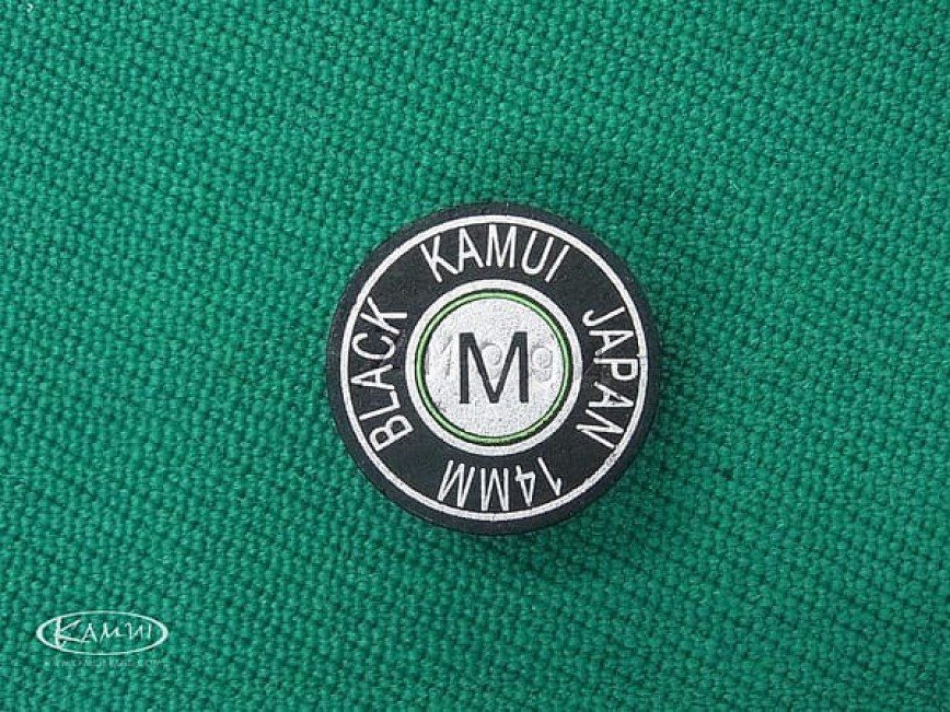 Kamui Japan Pool Snooker Billiard Cue Tip Original BLACK SOFT 14mm 1 Kamui Japan Pool Snooker Billiard Cue Tip Original BLACK SOFT 14mm