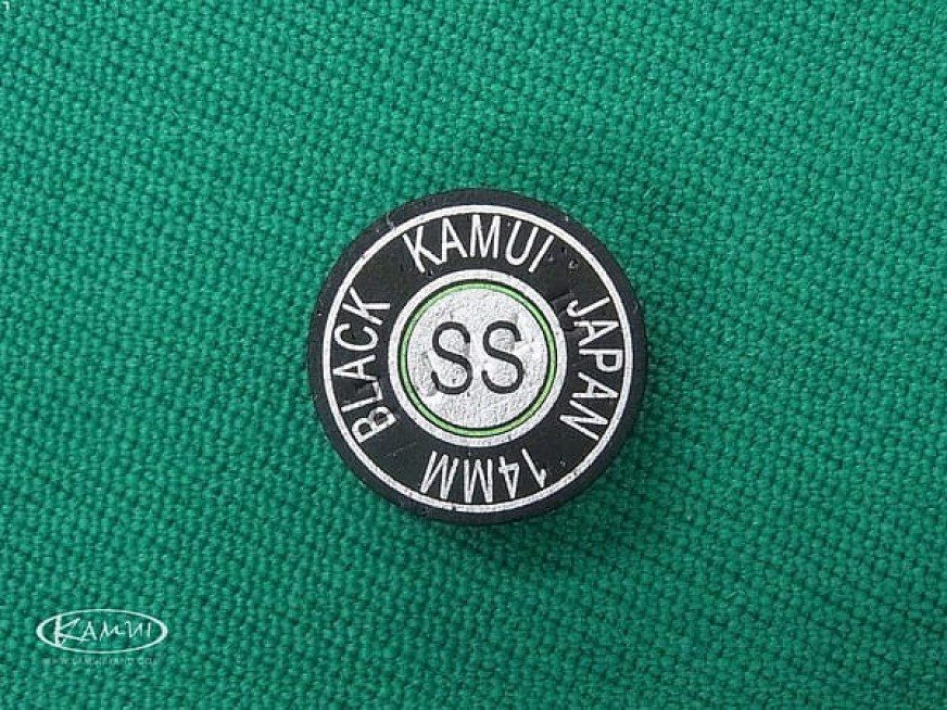 Kamui Japan Pool Snooker Billiard Cue Tip Original BLACK SUPER SOFT 14mm 1 Kamui Japan Pool Snooker Billiard Cue Tip Original BLACK SUPER SOFT 14mm