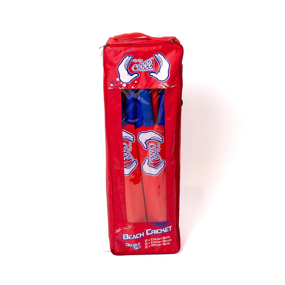 Cooee Double Beach Cricket Set Family Outdoor Game 2 Cooee Double Beach Cricket Set Family Outdoor Game - Image 2