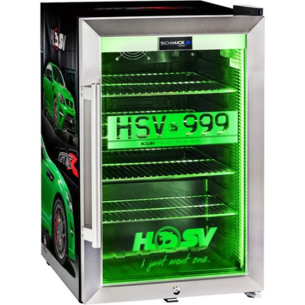 Holden HSV GTRS Branded 70 Litre Light Up Bar Fridge - Add Your Own Number Plate - Image 2