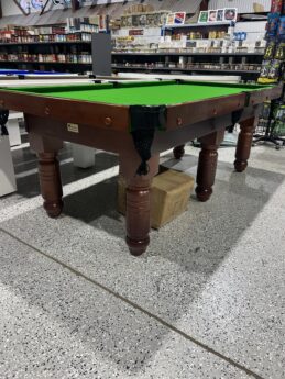 Standard Traditional Dark Walnut Pool Snooker Billiard Table 7ft Green Felt