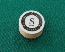 Kamui Japan Pool Snooker Billiard Cue Spin Tip Clear 14mm SOFT