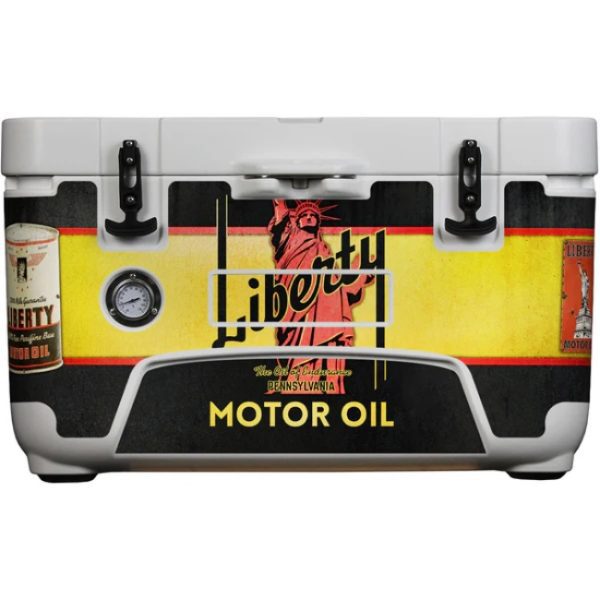Liberty Rhino Vintage Fuel Brand Roto Molded Foam Injected 50 Litre Ice Box With Longest Ice Retention - Image 3
