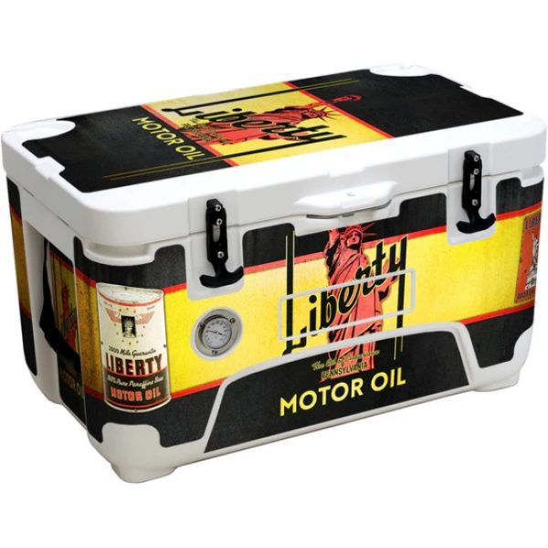 Liberty Rhino Vintage Fuel Brand Roto Molded Foam Injected 50 Litre Ice Box With Longest Ice Retention