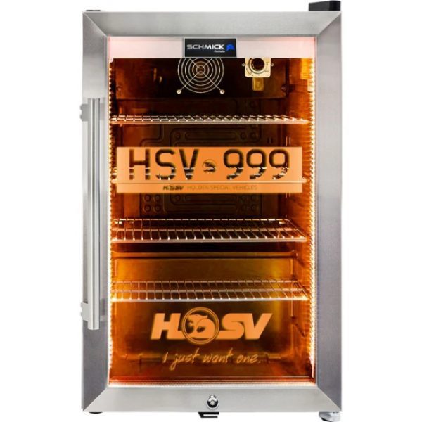 Holden HSV GTSR W1 Branded 70 Litre Light Up Bar Fridge - Add Your Own Number Plate - Image 3