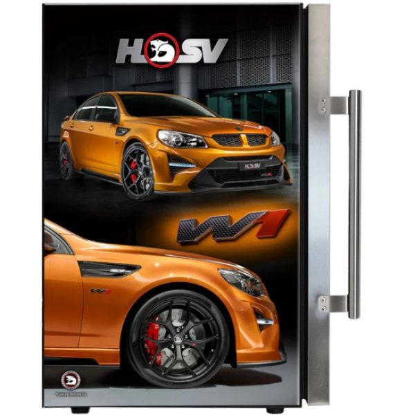 Holden HSV GTSR W1 Branded 70 Litre Light Up Bar Fridge - Add Your Own Number Plate - Image 2