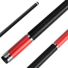 Grafex Gladiator Carbon Fibre Pool Snooker Billiard Cue Red 12.5mm Tip