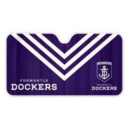 Fremantle Dockers AFL Team Logo Car Sunshade