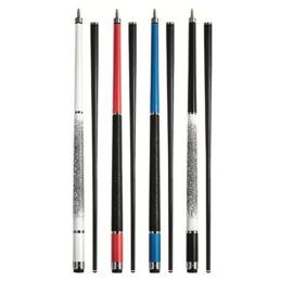 Grafex Gladiator Carbon Fibre Pool Billiard Cue SET Black Blue Red White 9mm Tip