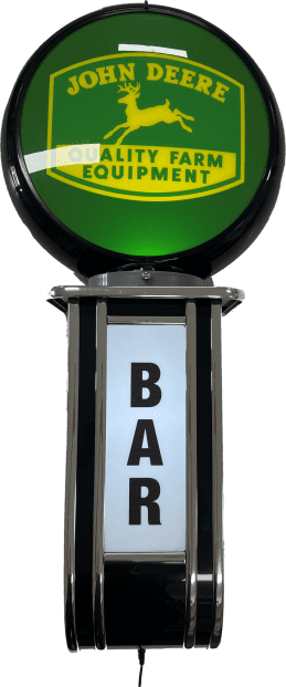 Massive Green John Deere Tractor Mower BAR Wall Sign Led Bar Lighting Light