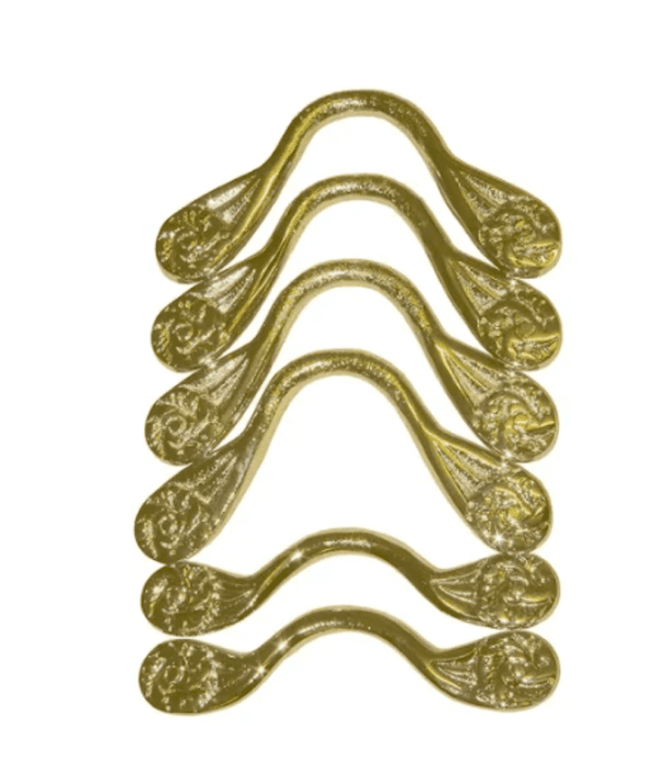 Pool Snooker Billiard Table Pocket Brackets Bolt Down Fitting Fancy Brass