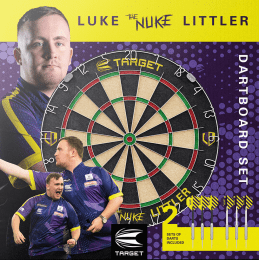 Target Luke 'The Nuke' Littler Dart Board Set With Darts