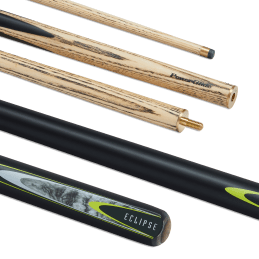 PowerGlide Eclipse 2 Piece Ash Pool Snooker Billiard Cue