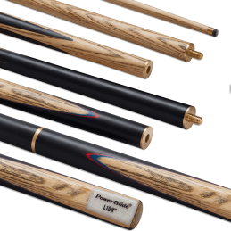 PowerGlide Lion 3 Piece Ash 3/4 Pool Snooker Billiard Cue