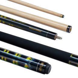 PowerGlide Skyline 2 Piece Maple Pool Snooker Billiard Cue