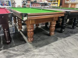 NPC Pool Table 8ft Royal DELUXE Light Walnut and Chrome