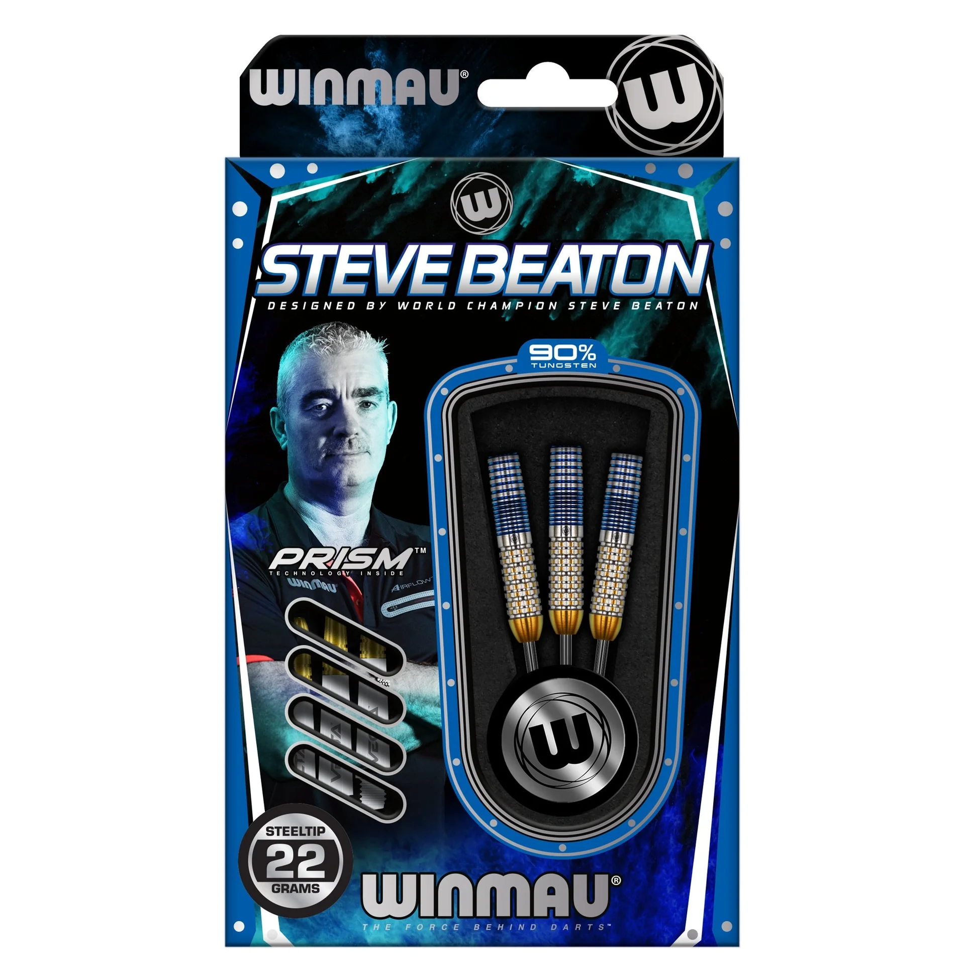 Winmau Steve Beaton Legacy Edition 90% Tungsten Steel Tip Darts 7 Winmau Steve Beaton Legacy Edition 90% Tungsten Steel Tip Darts - Image 7