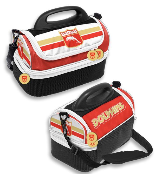 Dolphins NRL Retro Design Insulated School Lunch Box dome Cooler BAG