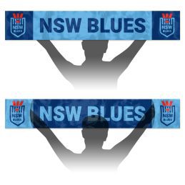 2025 State of Origin NSW New South Wales GO Blues Banner Flag with Hand Pockets
