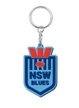 2025 State of Origin NSW New South Wales Blues Rubber NRL Keyring