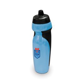 2025 State of Origin NSW Blues Sports Water Bottle with Rubber Hand Grip and Team Logo