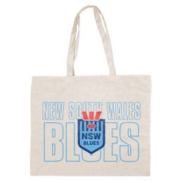 State of Origin NSW Blues Canvas Tote Shopping Bag