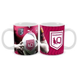 2025 NRL State of Origin QLD Queensland Maroons Logo Jersey Design Coffee Mug Cup