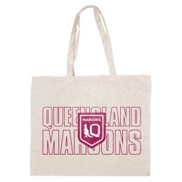 2025 State of Origin QLD Queensland Maroons Canvas Tote Shopping Bag