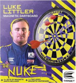 Target Luke 'The Nuke' Littler Magnetic Dart Board Set With Darts