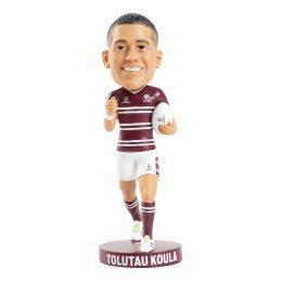 Manly Warringah Sea Eagles Tolutau Koula NRL Bobblehead Collectible Statue