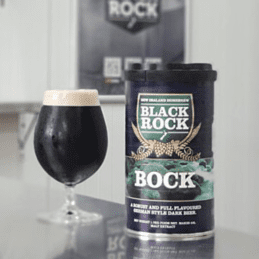 Black Rock Bock Beerkit 1.7kg Home Brew Beer Extract Tin - Rich Dark Lager Kit