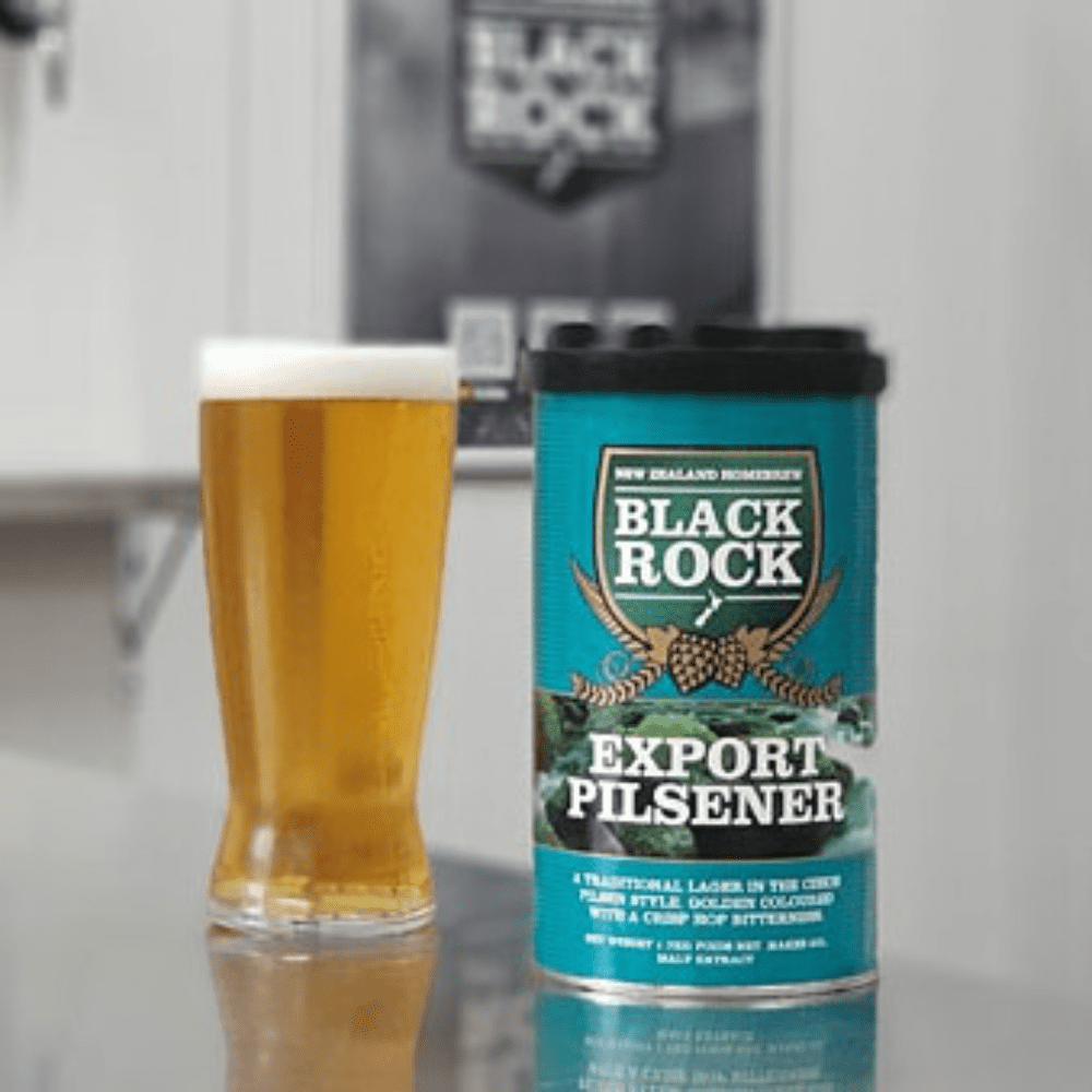 Black Rock Export Pilsner 1.7kg Home Brew Beer Extract Tin - Bohemian Pilsner Kit 1 Black Rock Export Pilsner 1.7kg Home Brew Beer Extract Tin - Bohemian Pilsner Kit