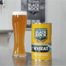 Black Rock Wheat  Unhopped Malt 1.7kg Homebrew Beer Extract Tin