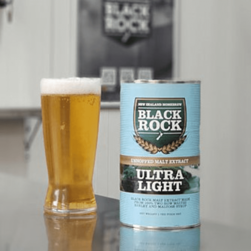 Black Rock Ultra Light Unhopped Malt 1.7kg Home Brew Malt Extract Tin - Pale Lager & Pilsner Booster 1 Black Rock Ultra Light Unhopped Malt 1.7kg Home Brew Malt Extract Tin - Pale Lager & Pilsner Booster