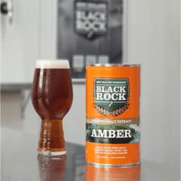 Black Rock Unhopped Amber Malt 1.7kg Home Brew Malt Extract Tin - Caramel Malt Booster
