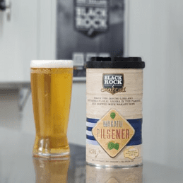 Black Rock Crafted Wakatu Pilsener 1.7kg Home Brew Beer Extract Tin - NZ Hop Pilsner Kit