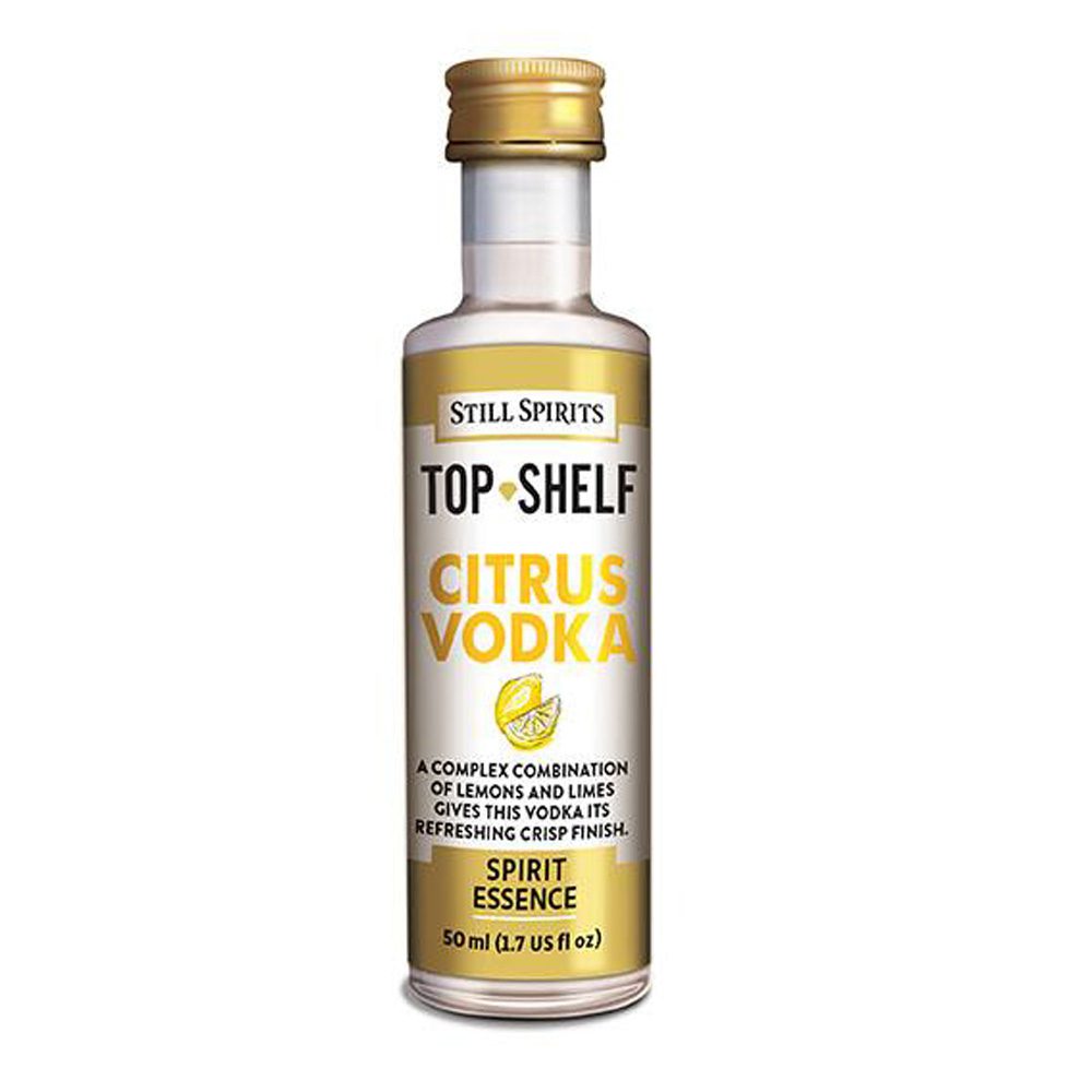 Still Spirits Top Shelf Citrus Vodka Home Brew Flavouring Essence 1 Still Spirits Top Shelf Citrus Vodka Home Brew Flavouring Essence