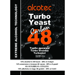 Alcotec 48hr Carbon  Turbo Homebrew Spirit Distilling Yeast Brewing