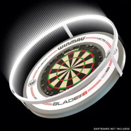 Professional Winmau Plasma ICE Dartboard Dart Light Lighting + White Surround