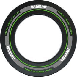 Winmau Advance Black and Green Dart Board Surround