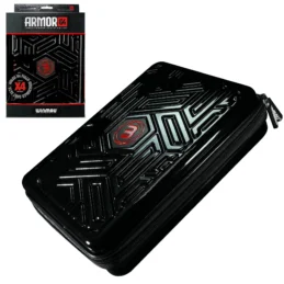 Winmau Armor G4 Black Dart Wallet Holds 4 x Sets of Darts