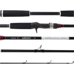 Atomic Arrowz Carbon Fishing Rod Swin Bait Casting 7ft 6 inch 1 Piece 17 - 30lb